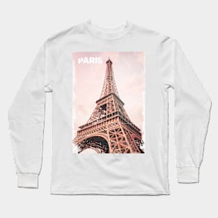 Vintage Paris Poster | Places of the World Long Sleeve T-Shirt